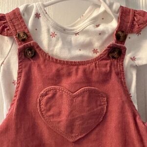 Carter's Pink and White Kids Matching Set